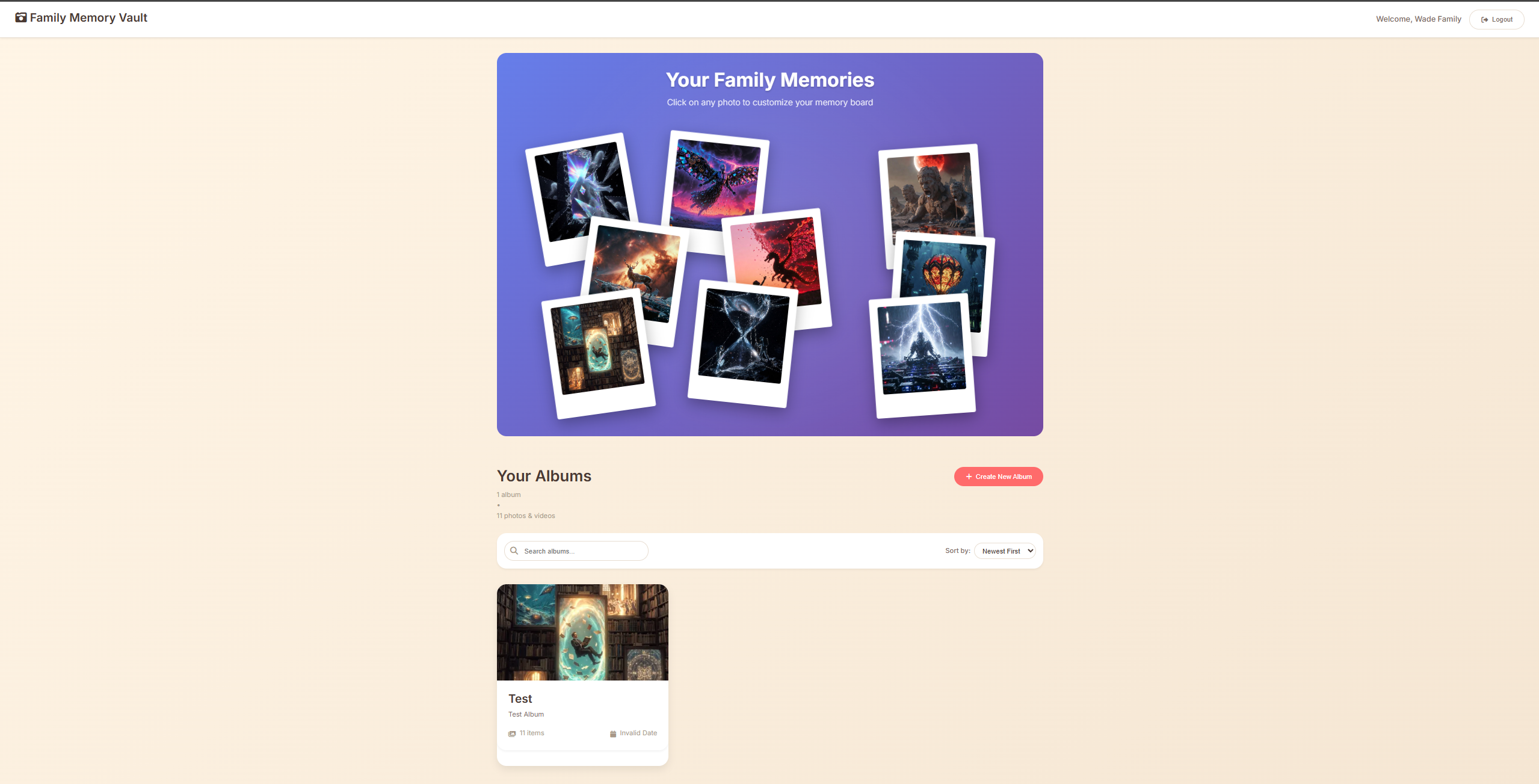 Family Memory Vault screenshot 3